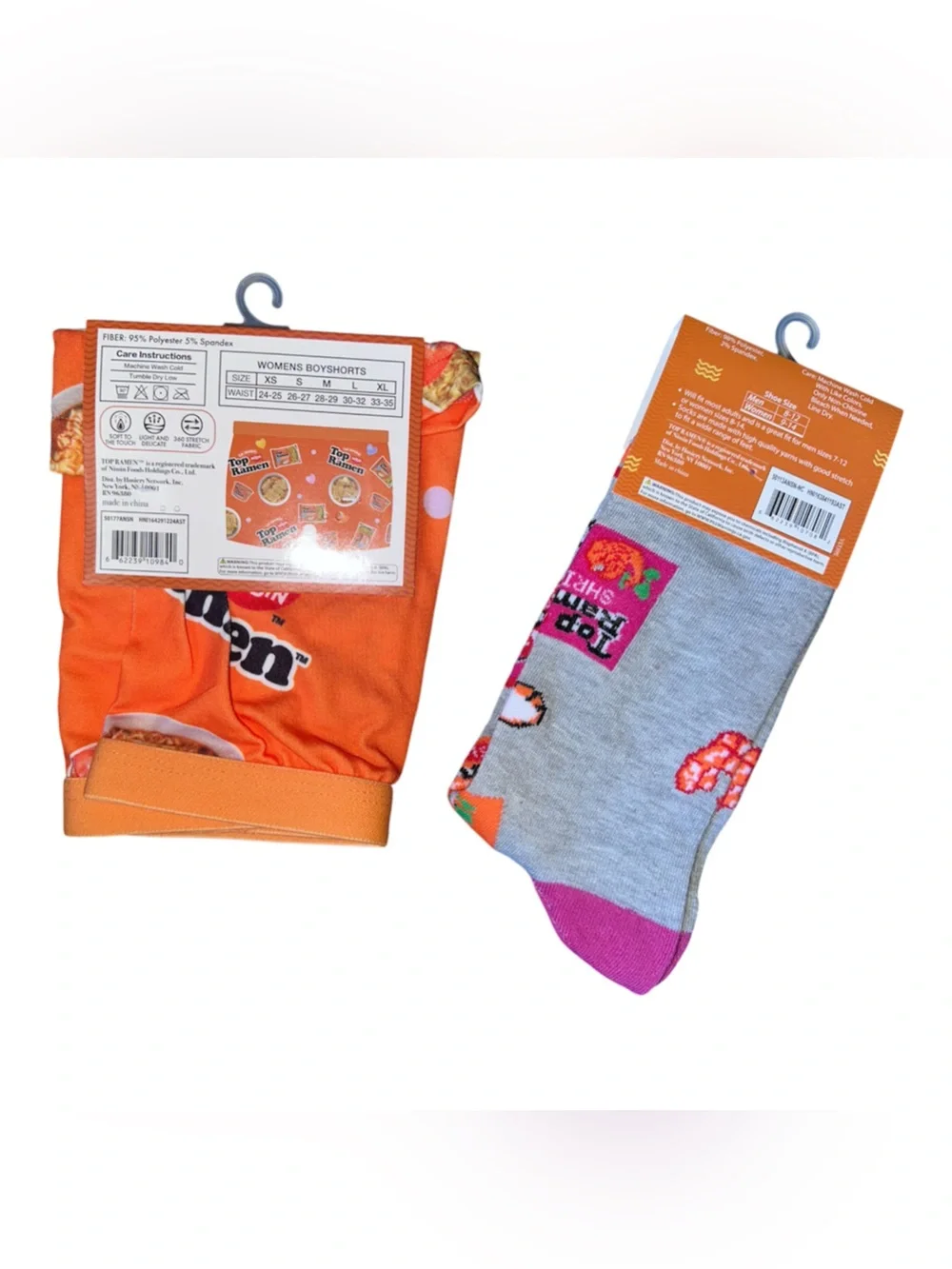 Nissin Top Ramen Novelty Socks+Boyshort